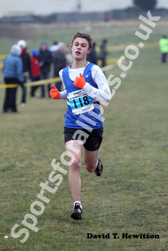 No 118, Under-15s, North East Harrier League, Wrekerton, Gateshead.